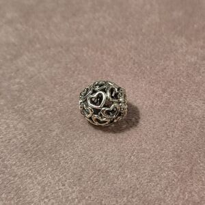 Pandora Elegant Silver Heart Charm